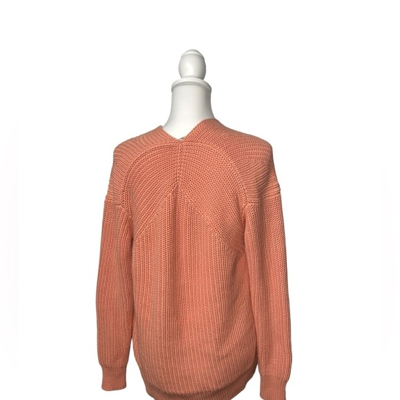 Alexander Wang Chunky Cotton Sweater Coral - Picture 6 of 6